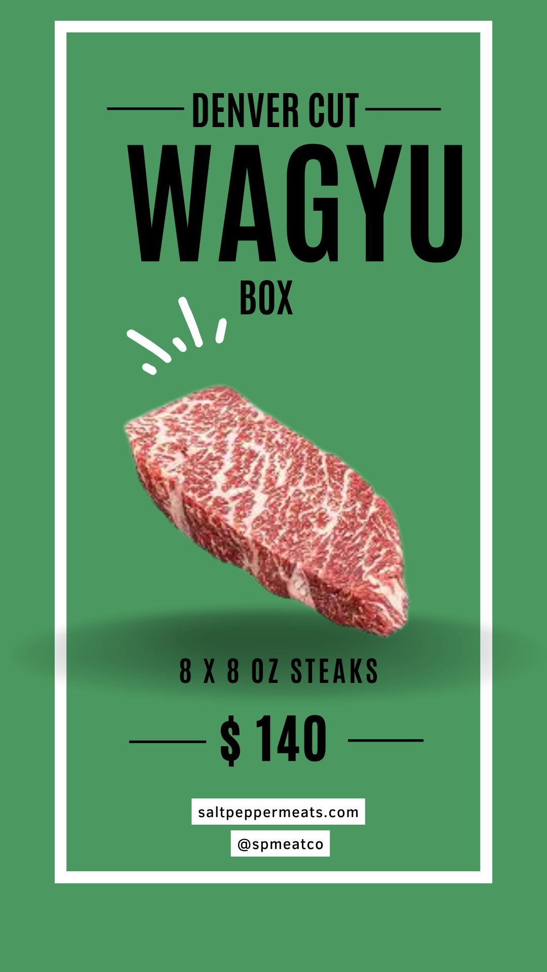 Wagyu Denver Box Special